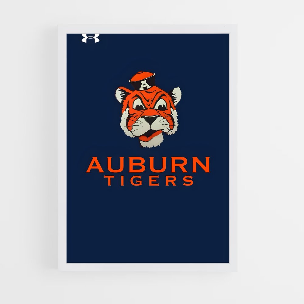 Poster Auburn tigers college – affiche Basketball (vue 3)